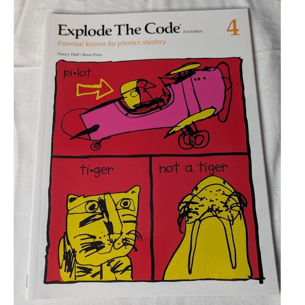 Explode The Code 4 2nd Edition Phonics Workbook EPS 9780838878040